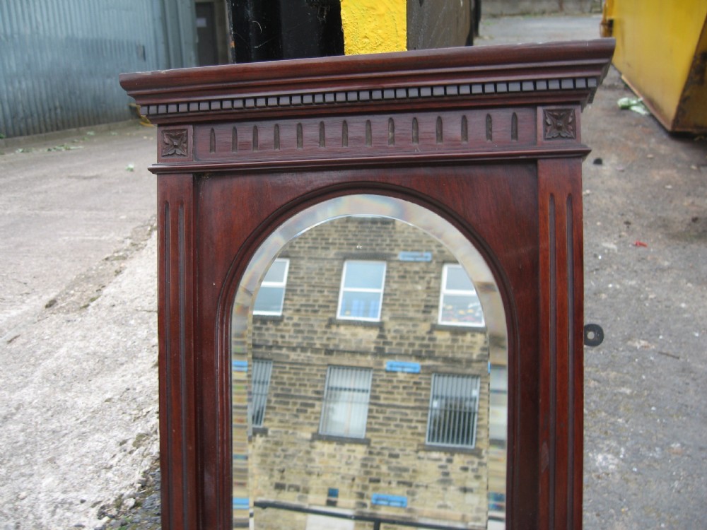 Small mahogany  Victorian wall mirror View III