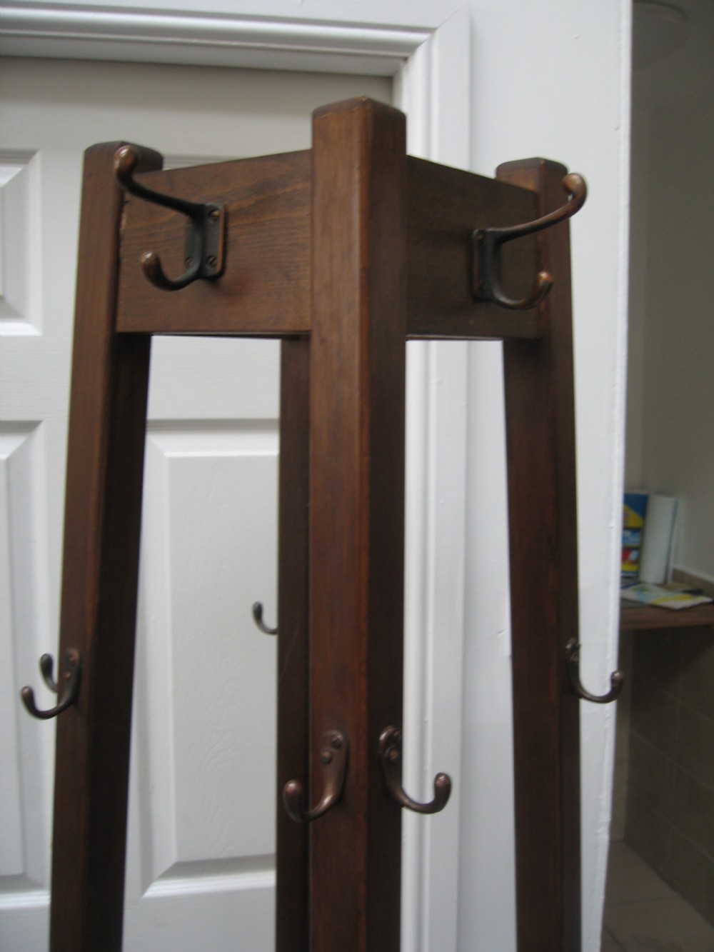Hat  coat and walking stick stand View II