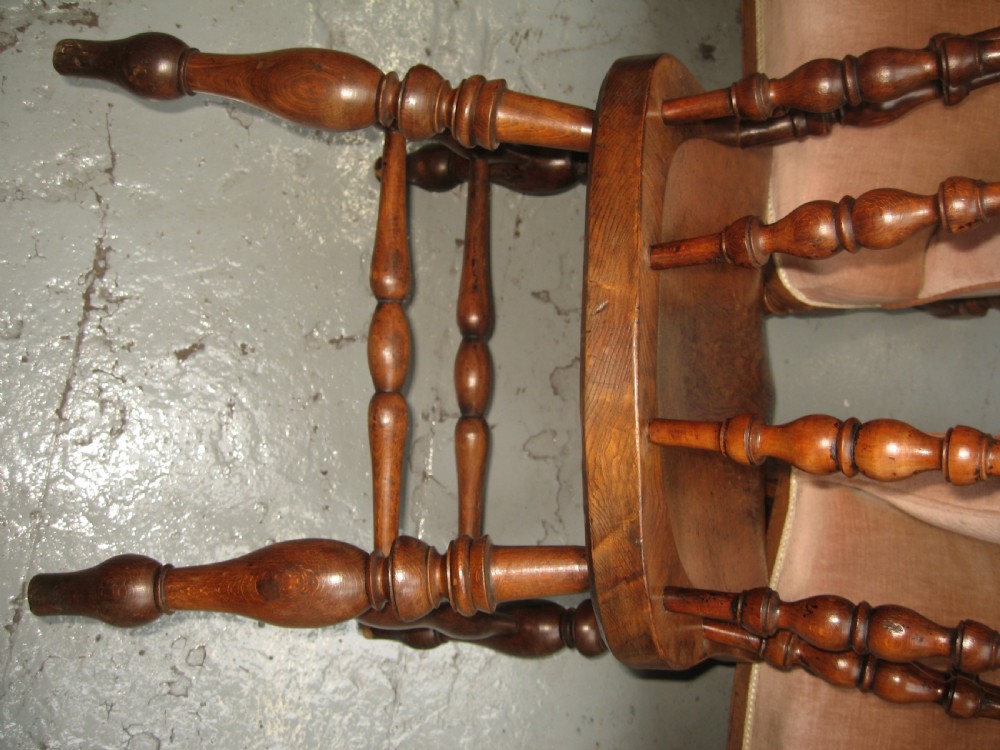 Pair of victorian smoker  bow arm chairs View VI