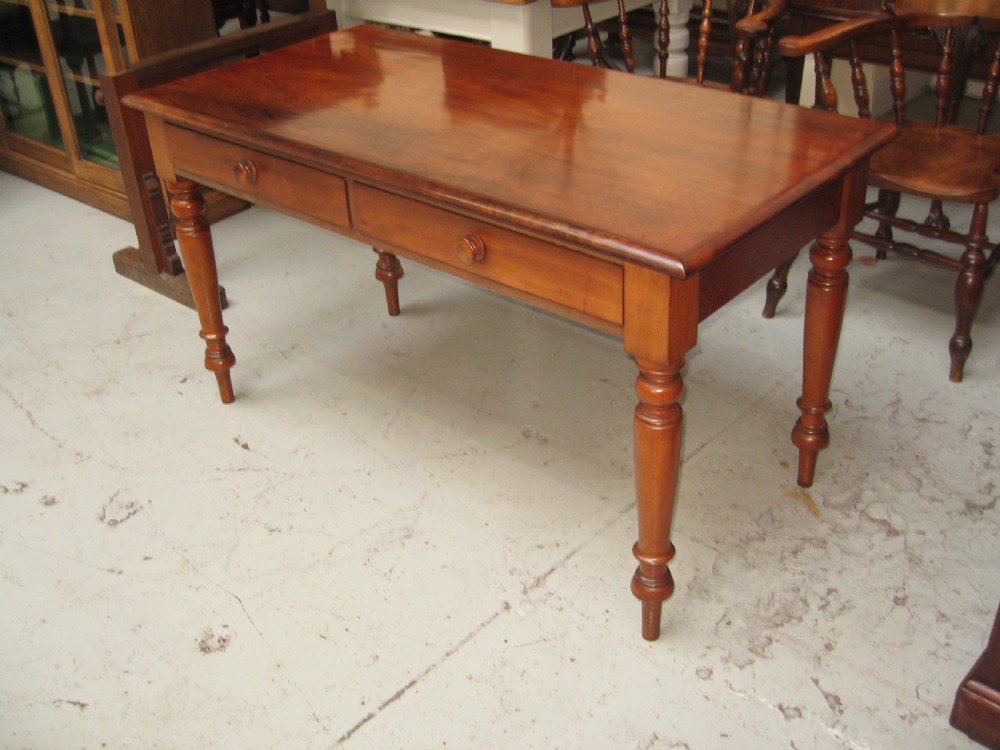 Victorian  Mahogany  two drawer table