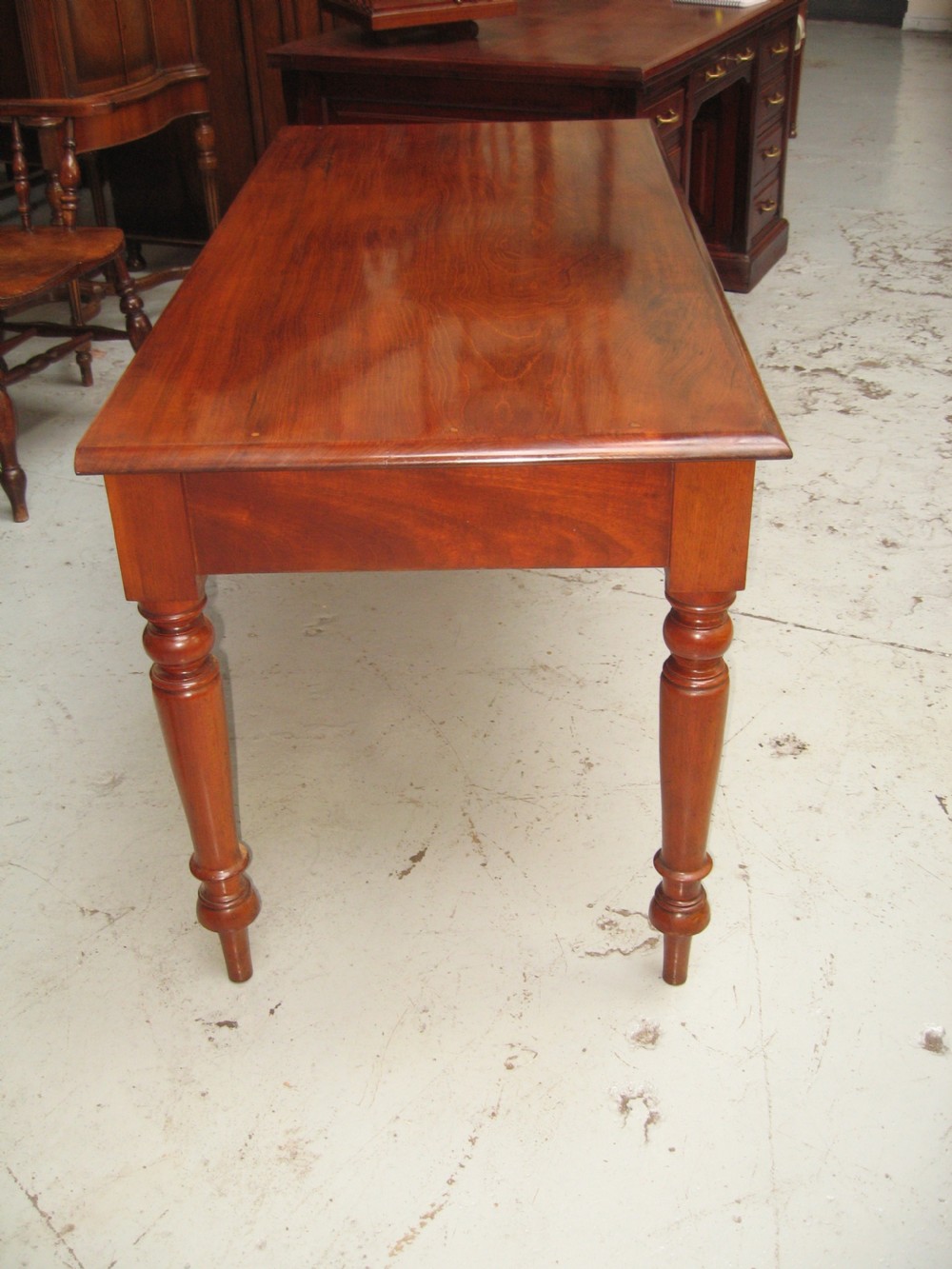 Victorian  Mahogany  two drawer table View V
