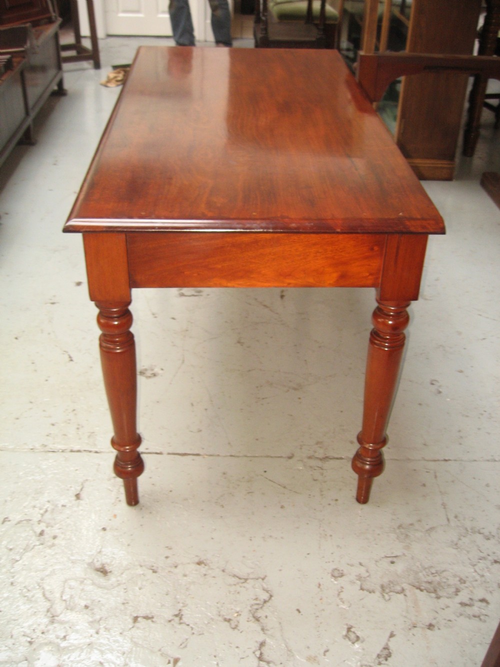 Victorian  Mahogany  two drawer table View VIII