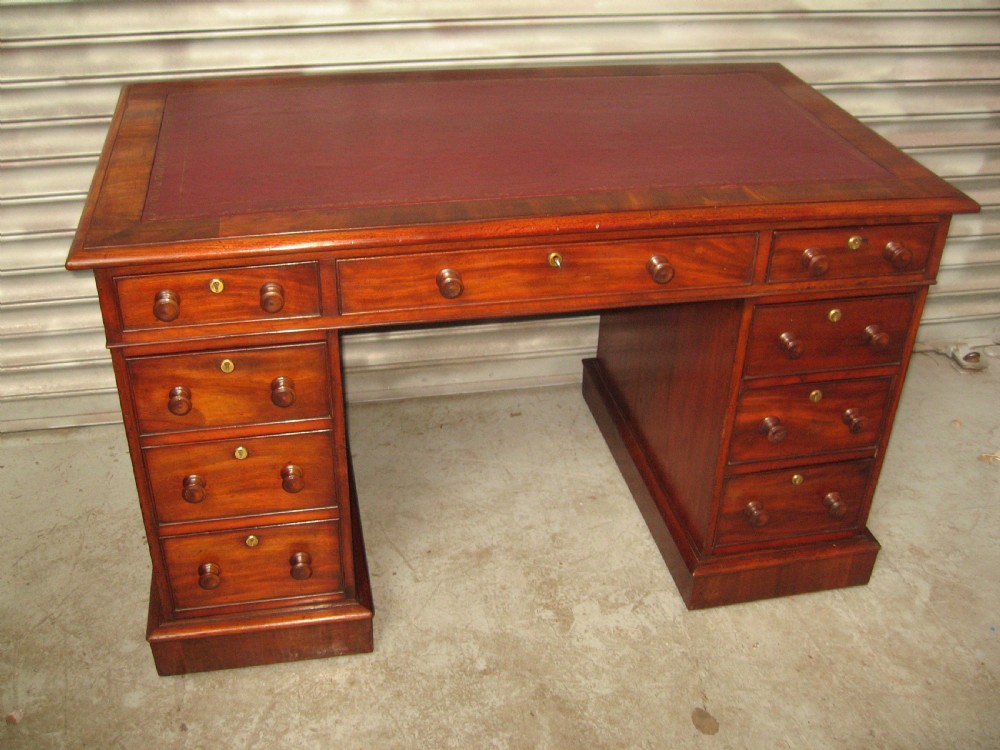 Victorian mahogany desk View II