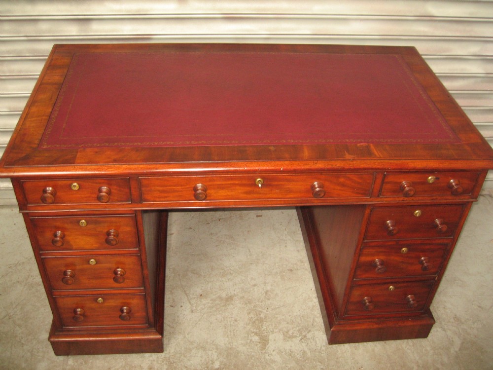 Victorian mahogany desk View III