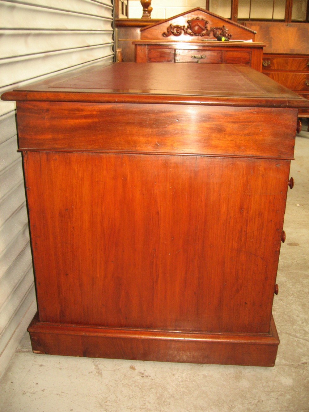 Victorian mahogany desk View IV