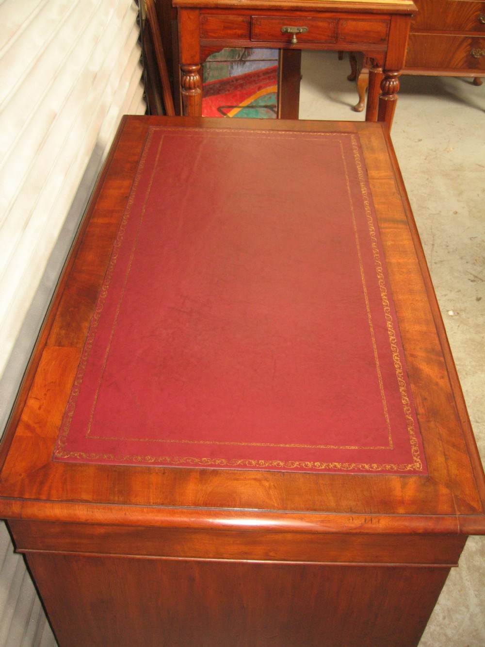 Victorian mahogany desk View V