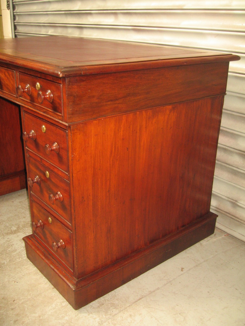 Victorian mahogany desk View VI