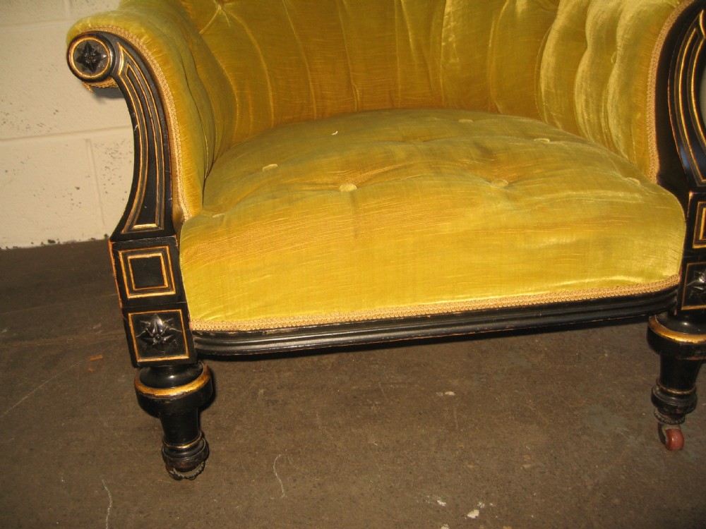 Pair of Victorian arm chairs View III