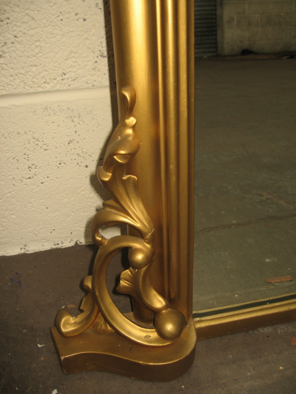 Victorian over mantle gilt mirror View III