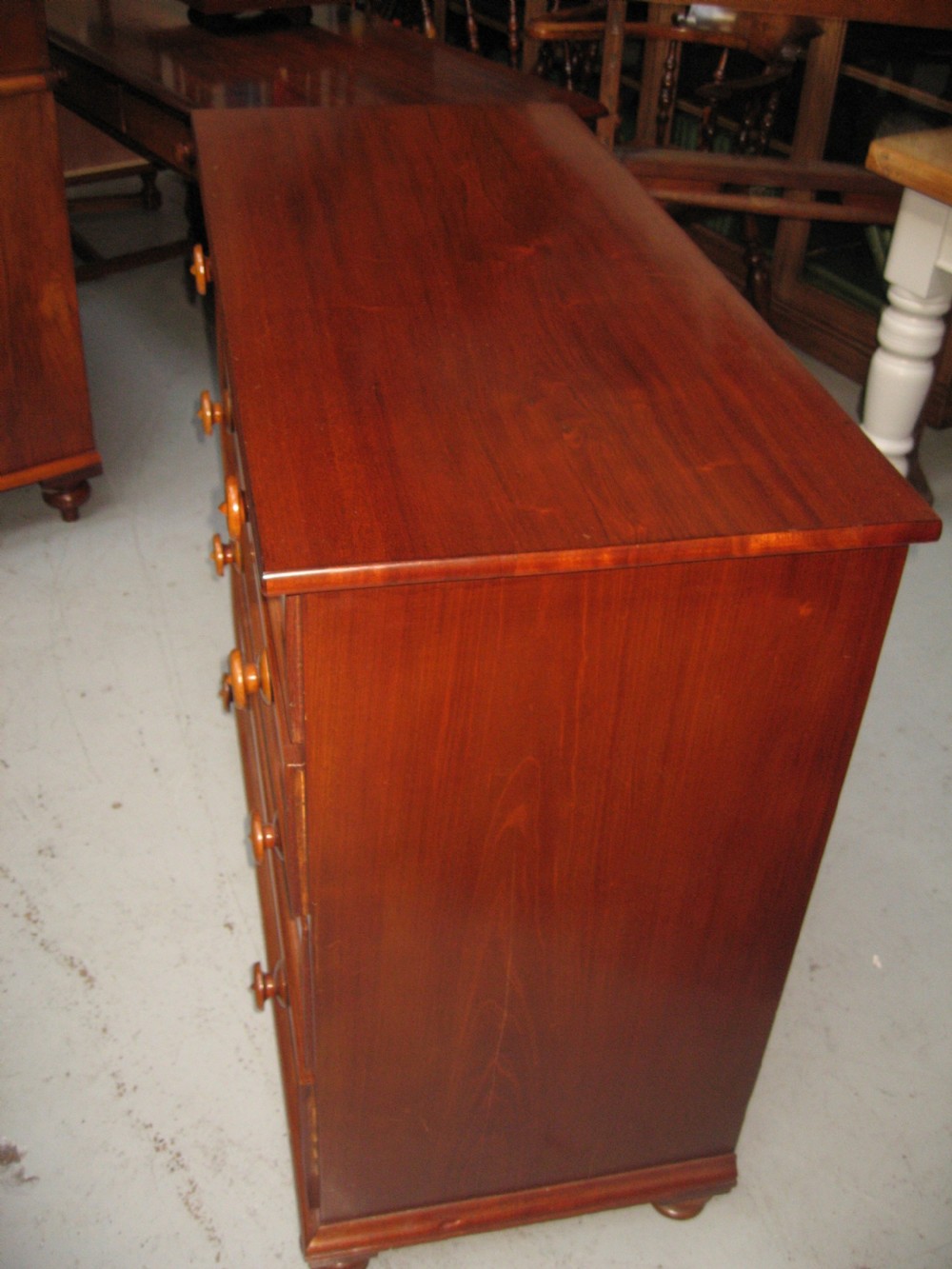 Good Victorian period  mahogany chest drawers View IV