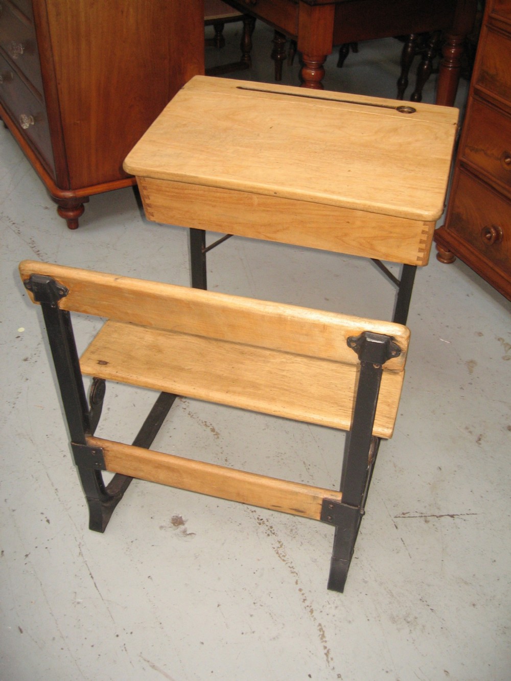 Childs old school desk View II