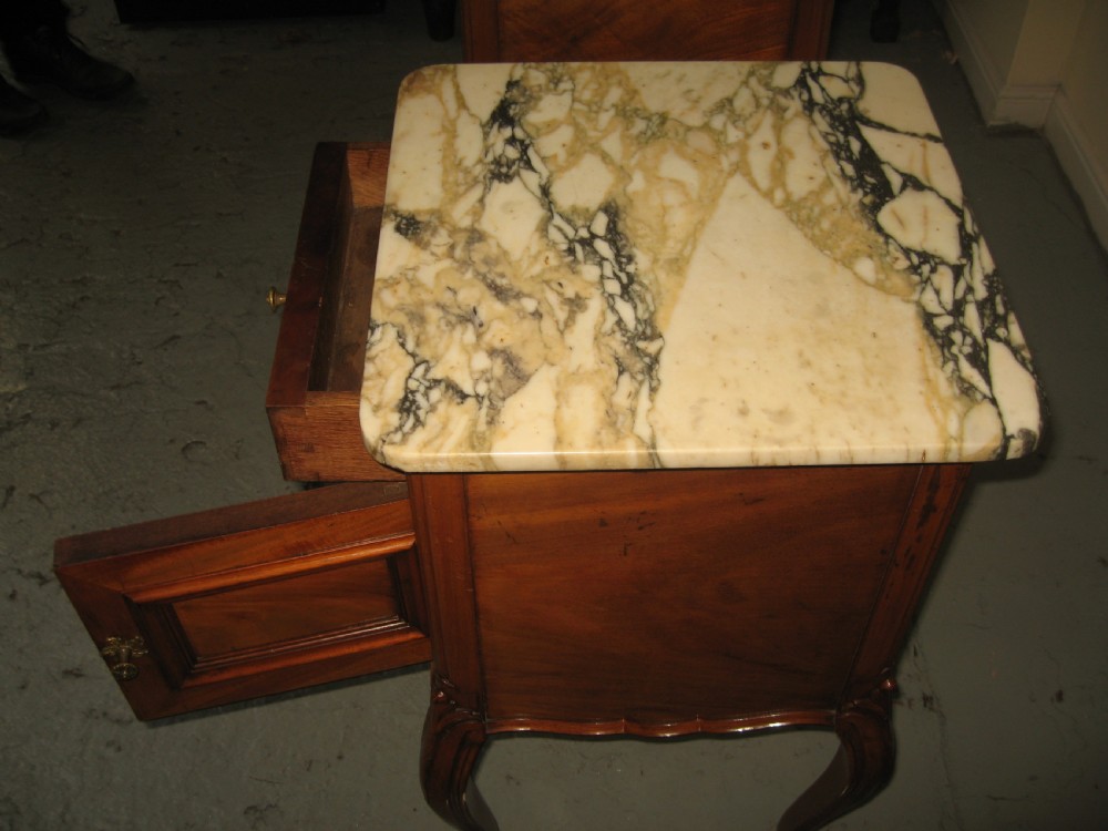 Good pair of french bed side cabinets View VI