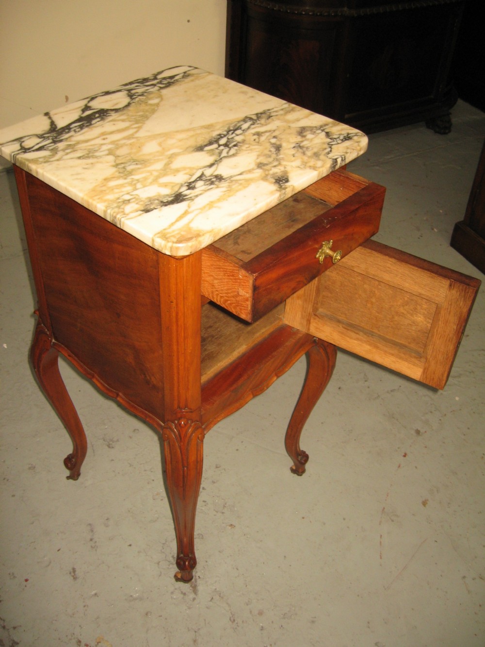 Good pair of french bed side cabinets View VII