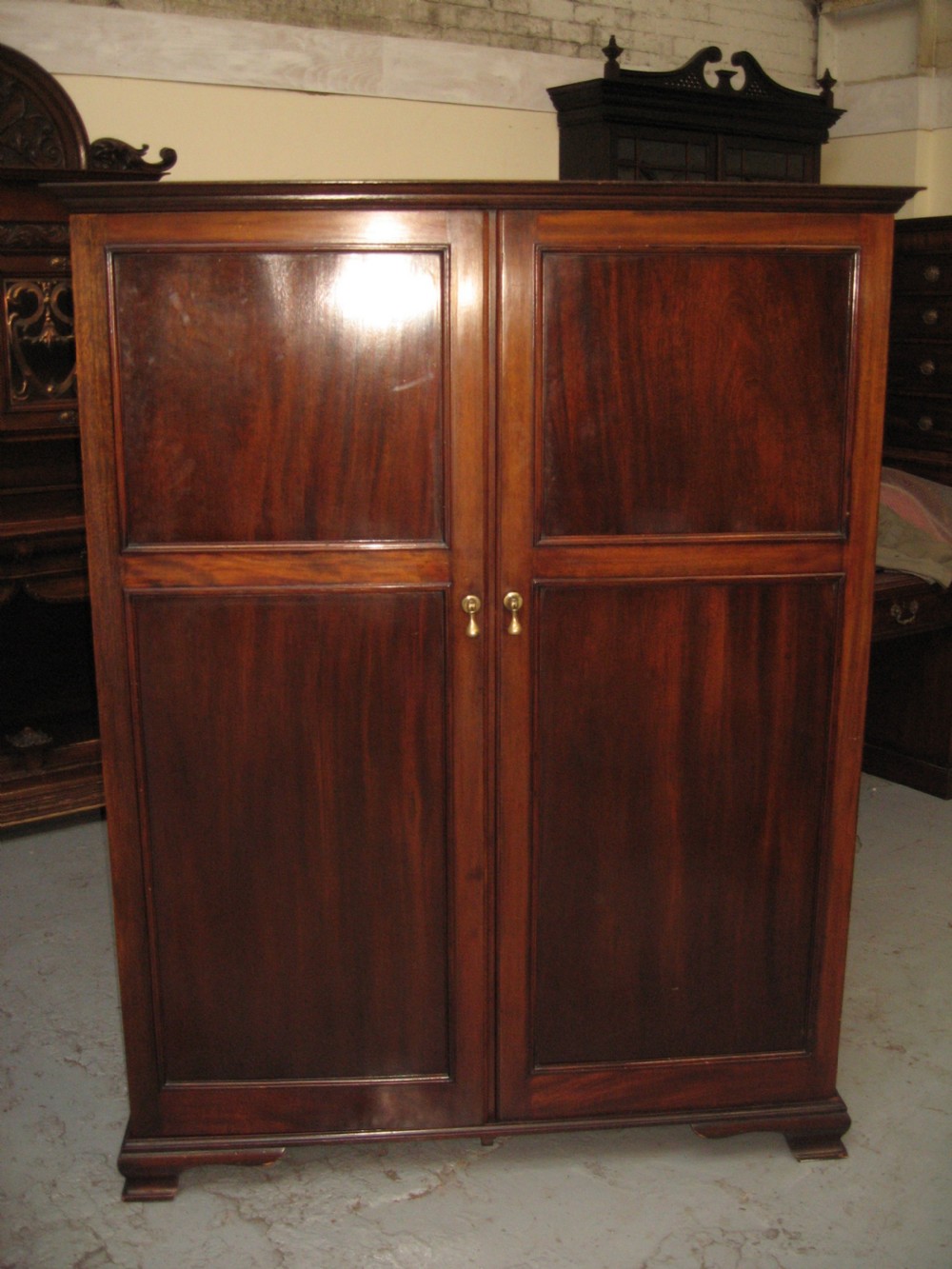 Edwardian   two door fitted  wardrobe