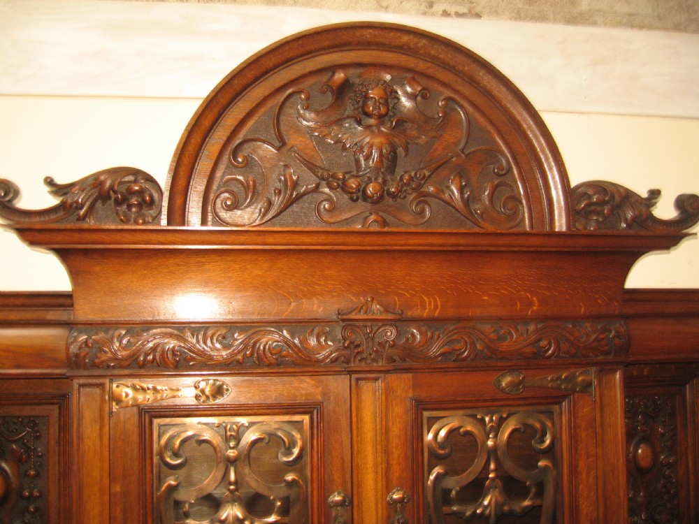 impressive large oak sideboard dresser View II