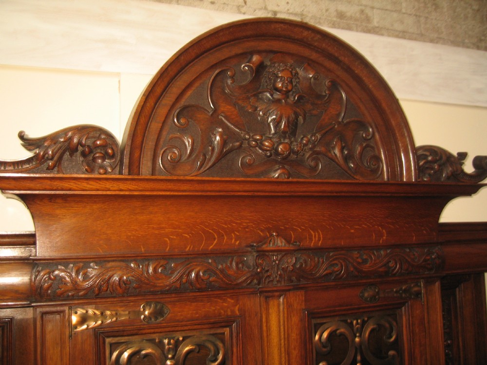 impressive large oak sideboard dresser View III