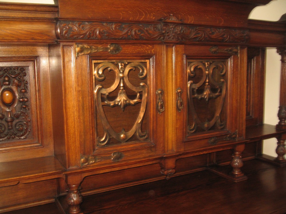 impressive large oak sideboard dresser View IV