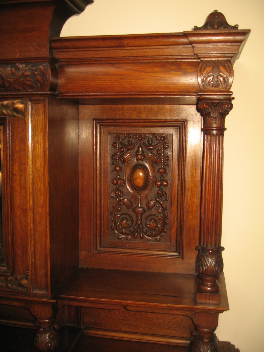 impressive large oak sideboard dresser View VI