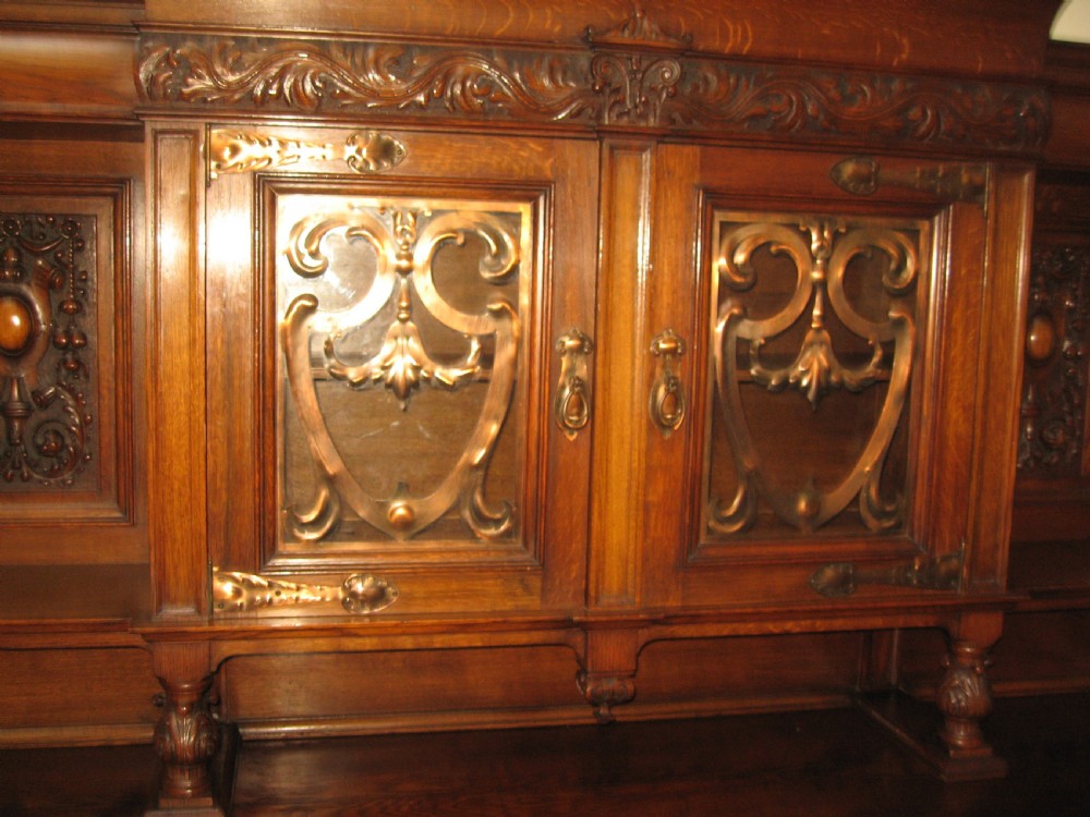 impressive large oak sideboard dresser View VIII