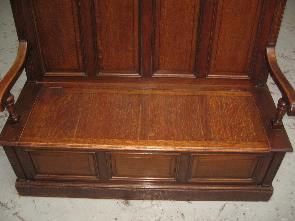 oak bench seat View IV
