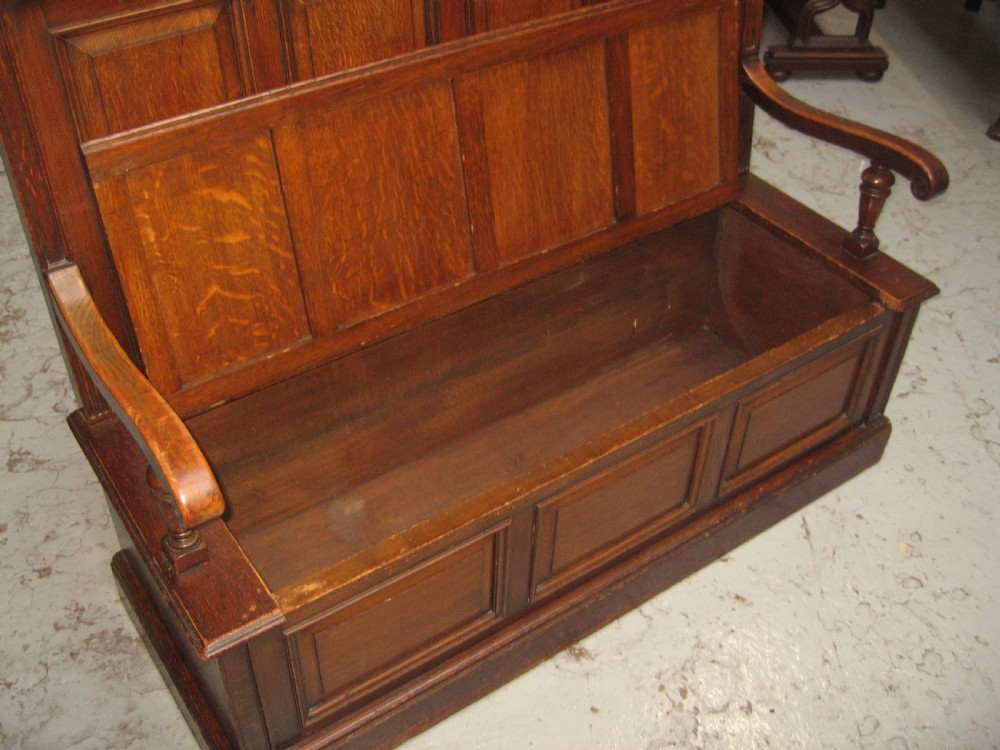 oak bench seat View VII