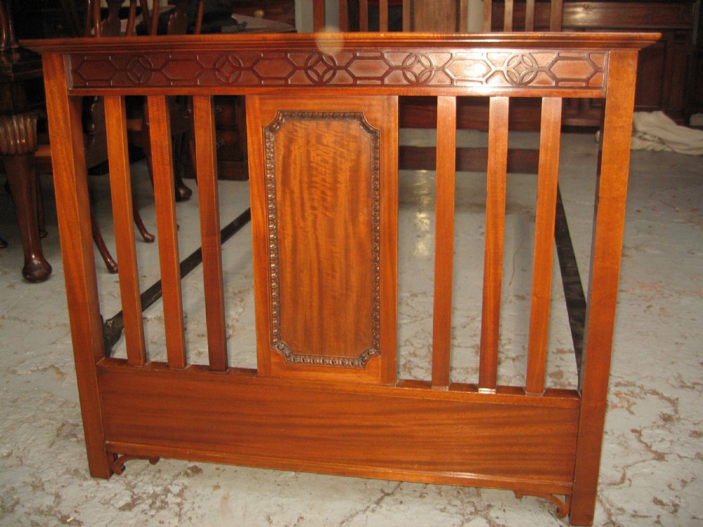 Edwardian mahogany single  bed, View III