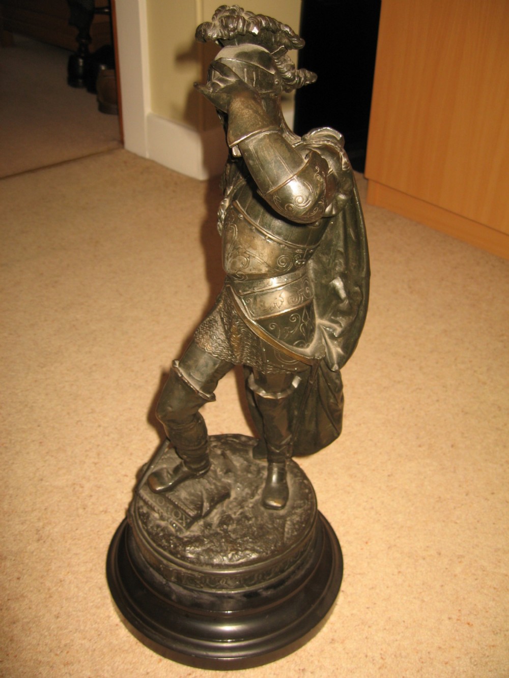 Pair of 19th century metal figures  soldiers View VII