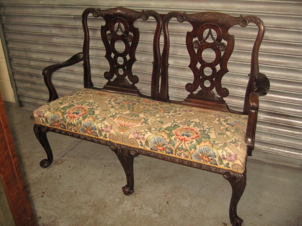 Antique Georgian  style mahogany sofa couch