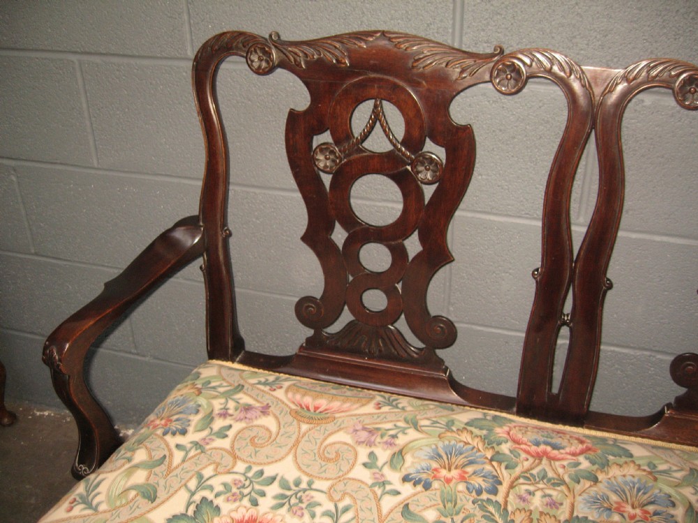 Antique Georgian  style mahogany sofa couch View III
