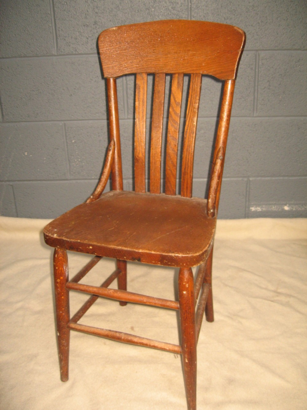 Set of 16 ash  wood kitchen type  chairs View II