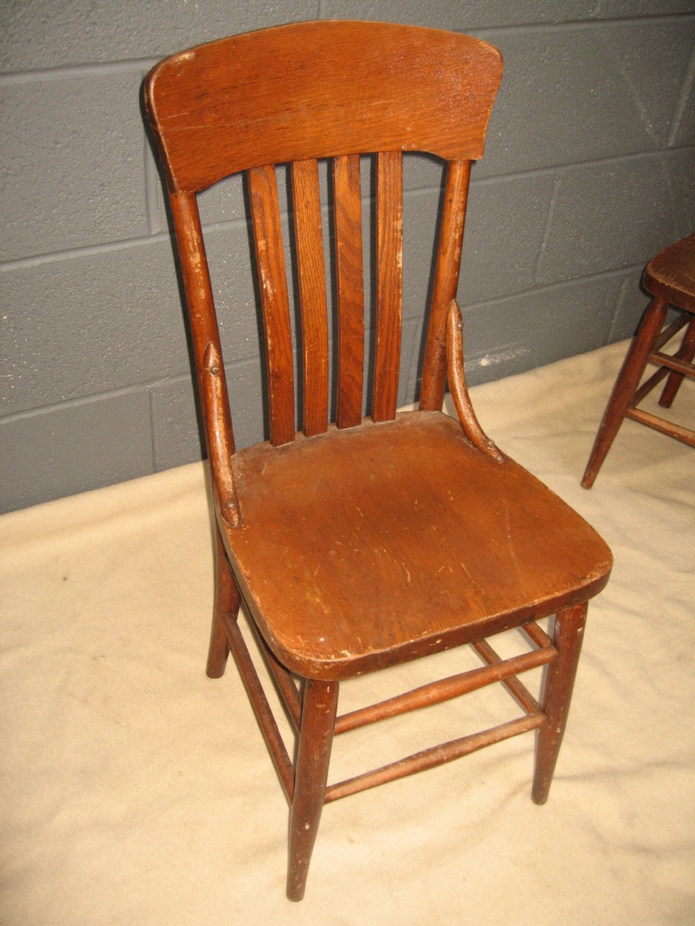 Set of 16 ash  wood kitchen type  chairs View IV