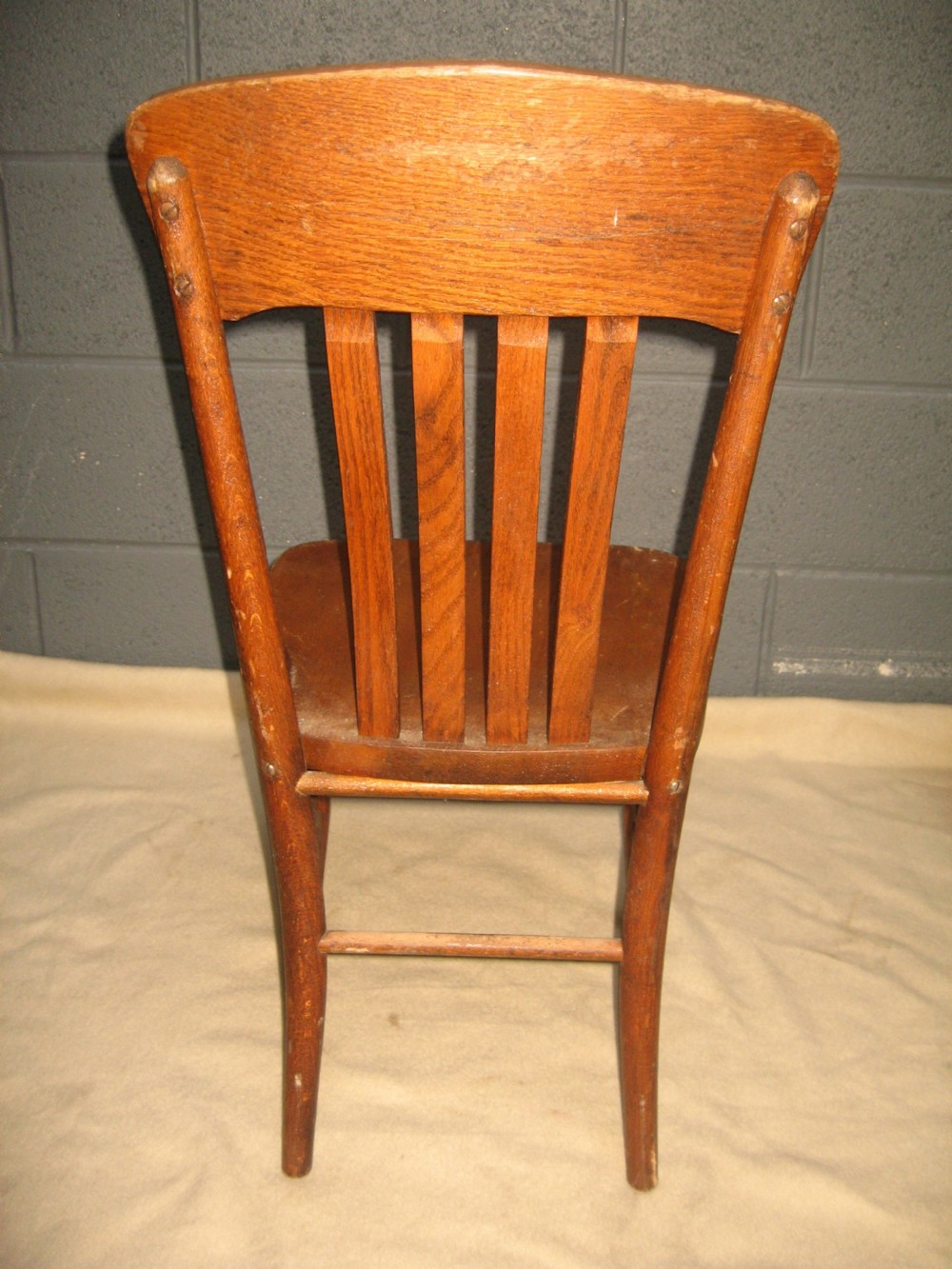 Set of 16 ash  wood kitchen type  chairs View V