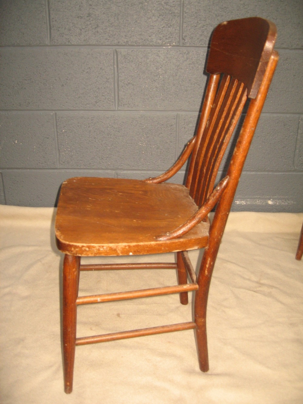 Set of 16 ash  wood kitchen type  chairs View VI