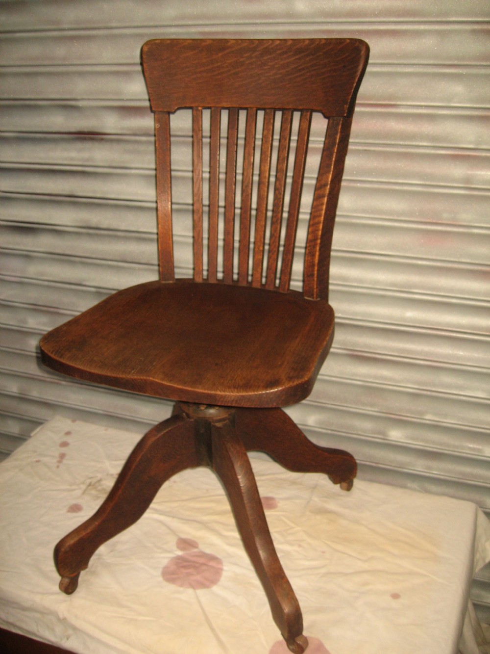 Oak office type  swivel chair View VII