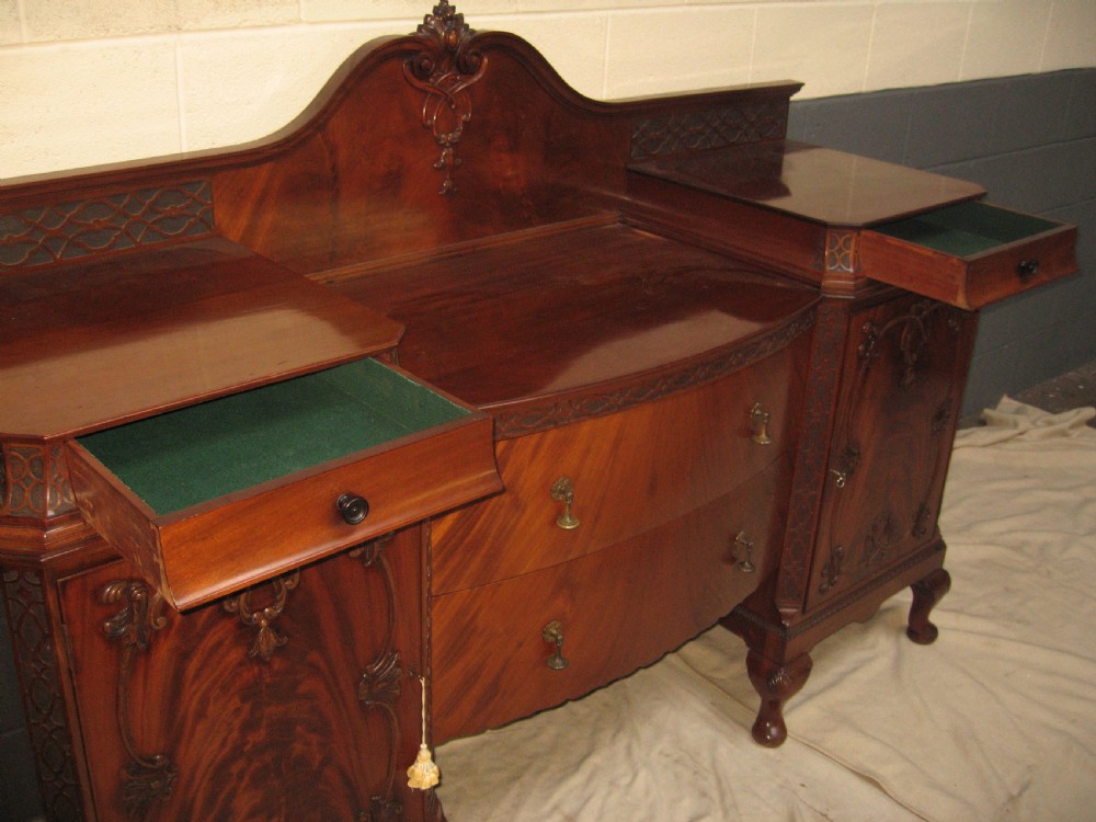 Large  mahogany  server sideboard dresser View IX