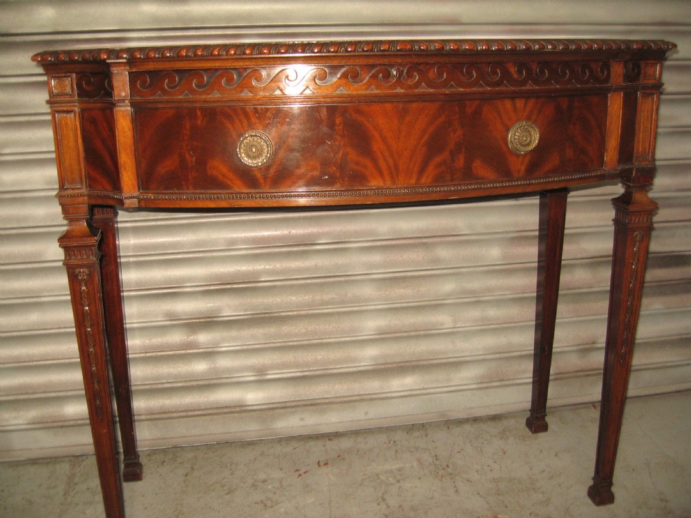 Mahogany occasional side table