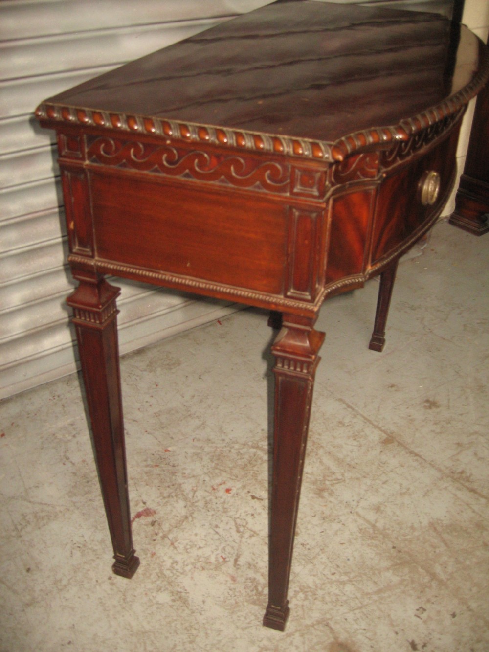Mahogany occasional side table View V