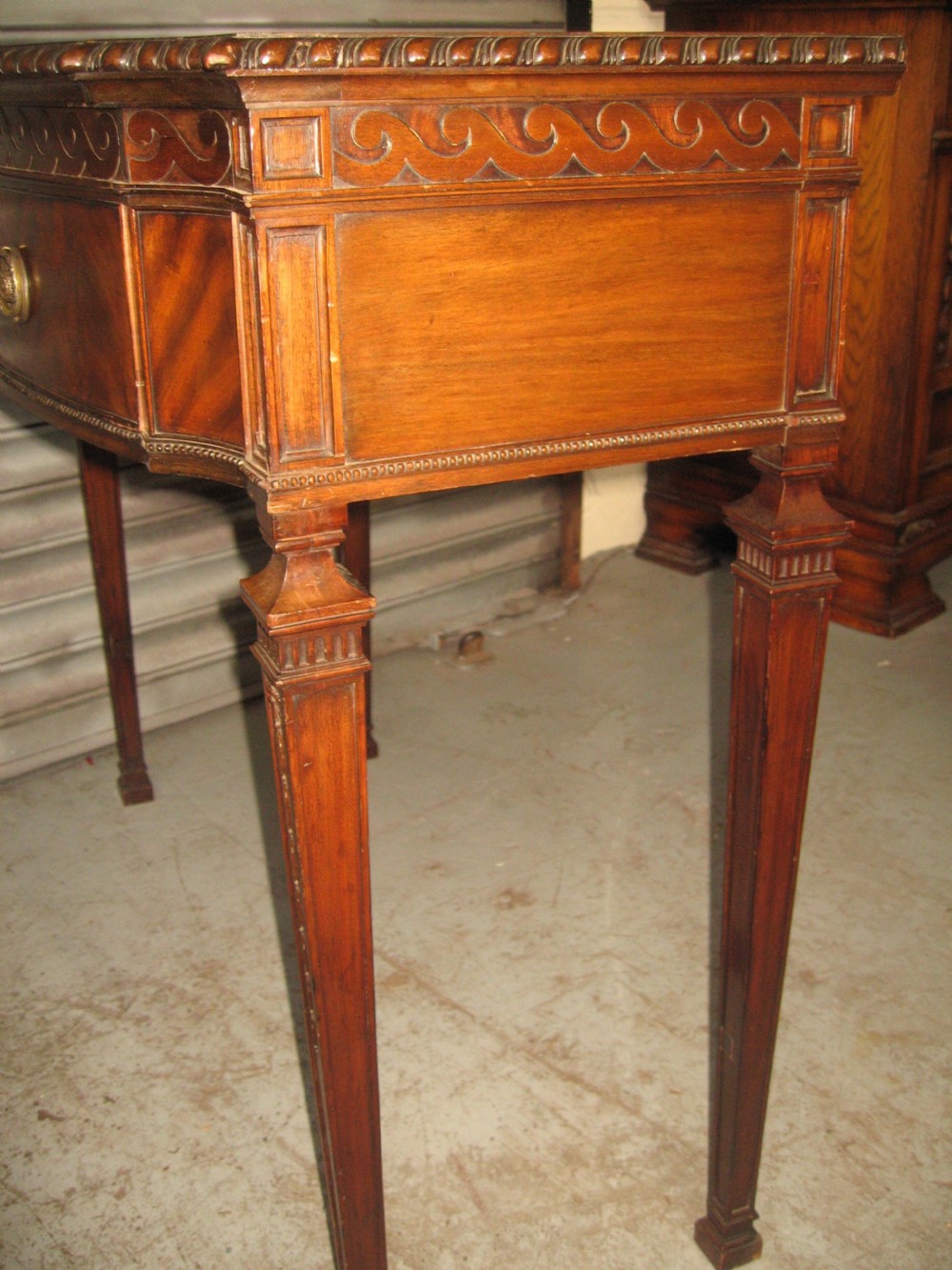 Mahogany occasional side table View VI