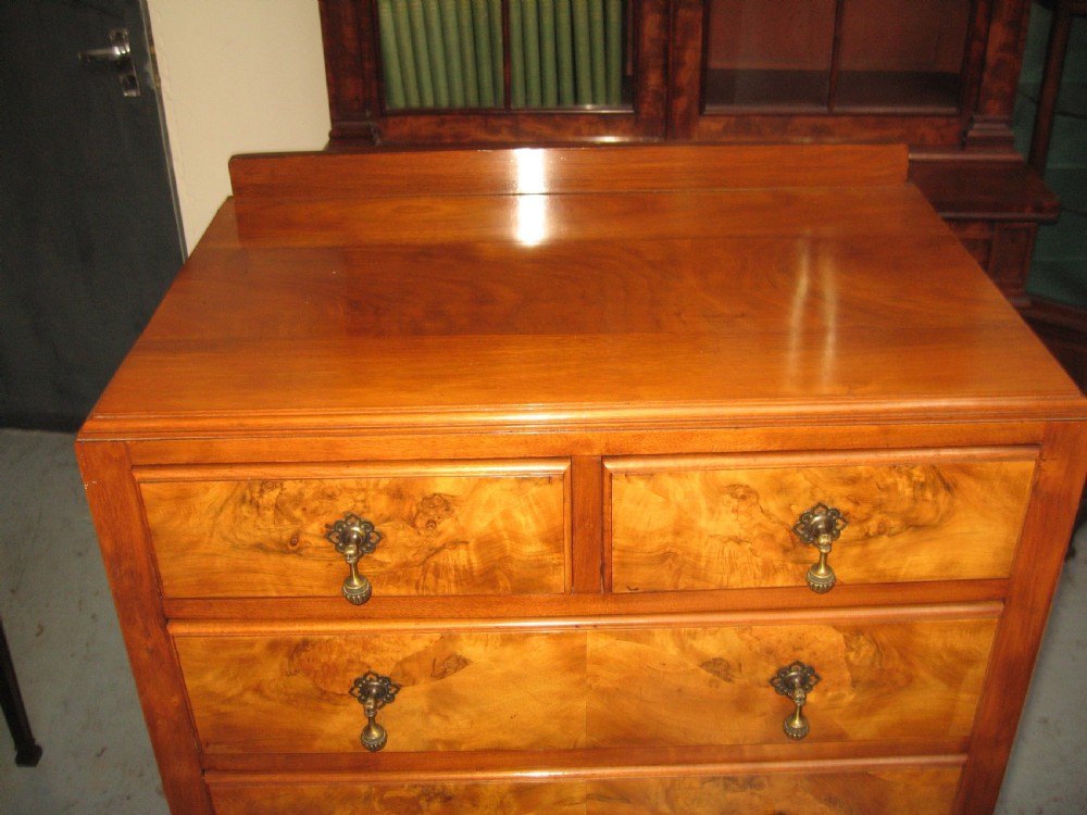 Walnut  tall chest of drawers View III