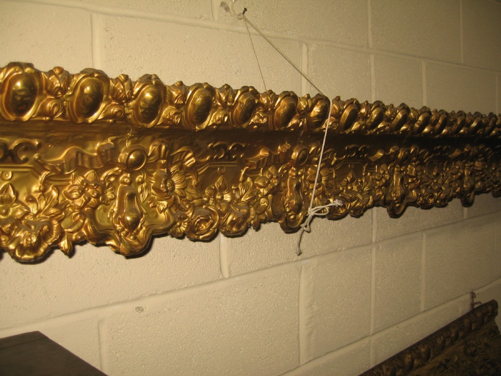 Large  19th century  brass  window or door way Pelmit View III