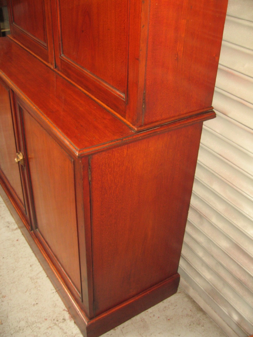 Late Victorian mahogany fitted office cupboard View V