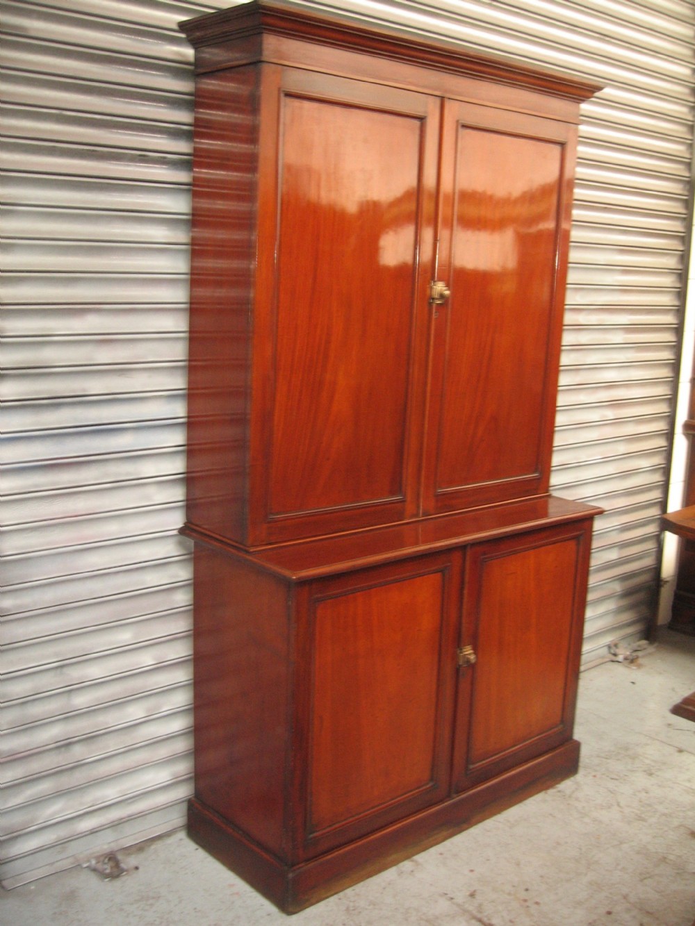 Late Victorian mahogany fitted office cupboard View VII