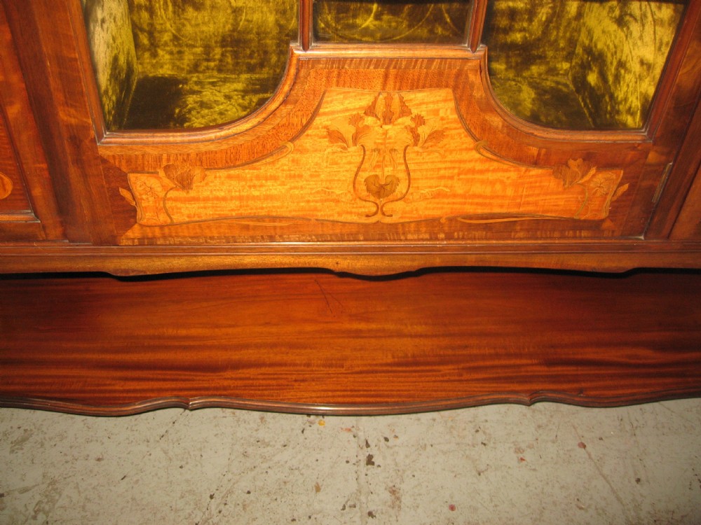 Large Art Nouveau period   Scottish display cabinet View VI