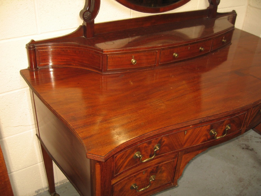 Large mahogany dressing table View VI