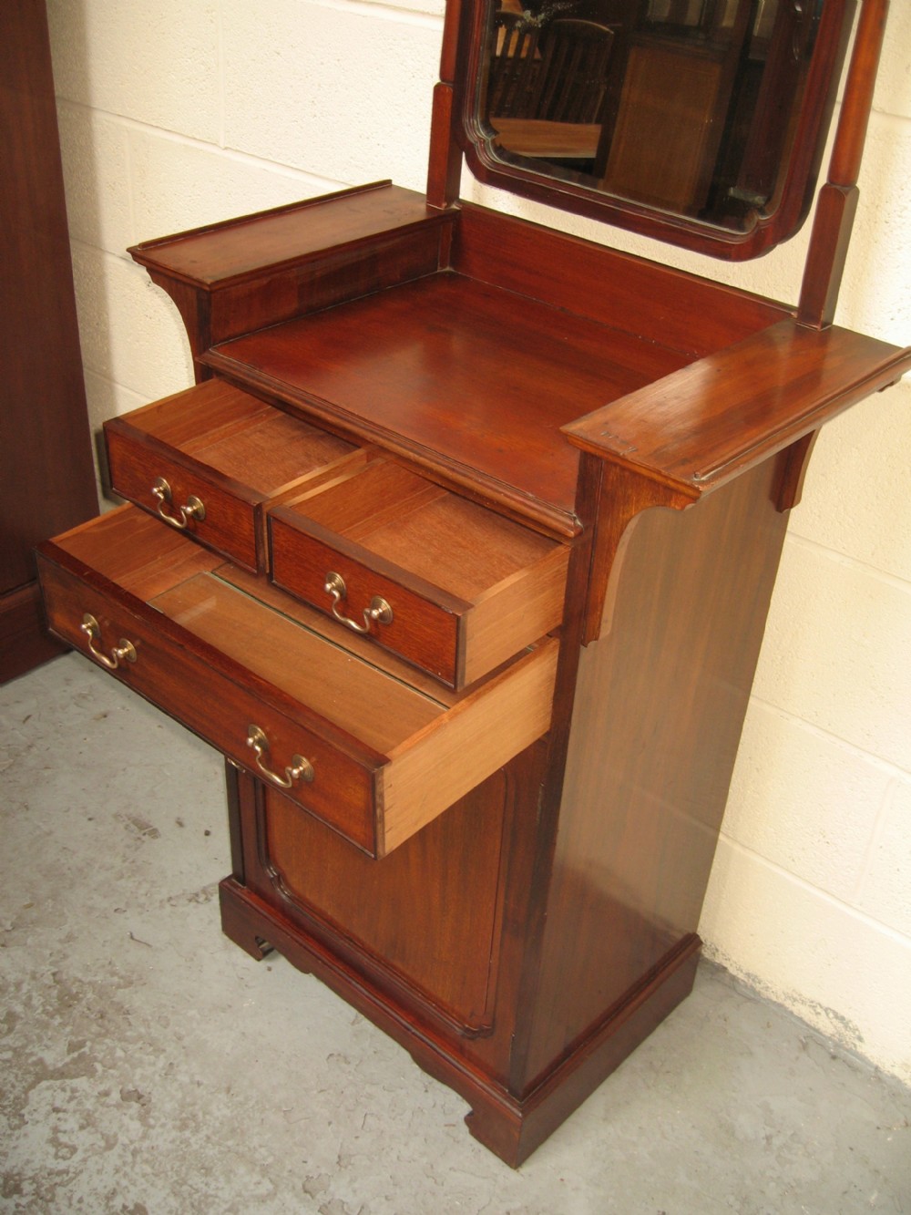 Slim  small size Edwardian  dressing table View II
