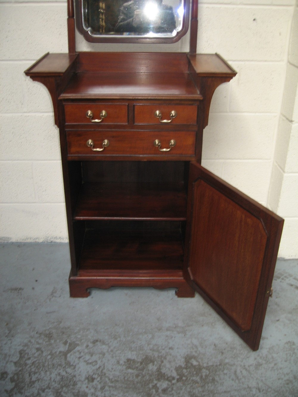 Slim  small size Edwardian  dressing table View III