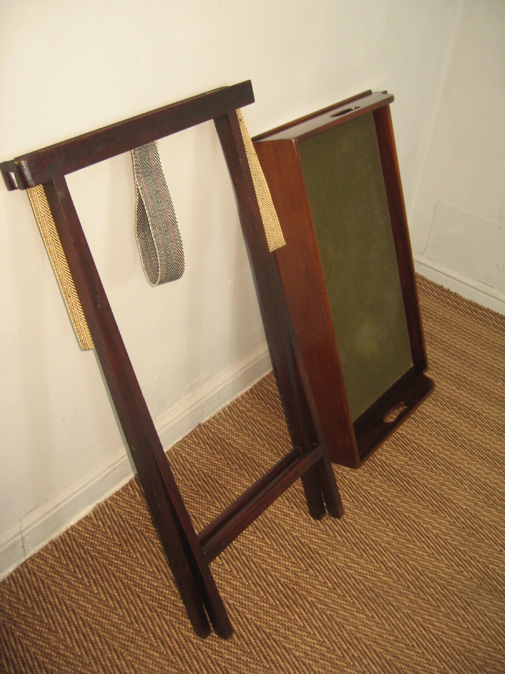 19th century mahogany butlers tray and stand View VI
