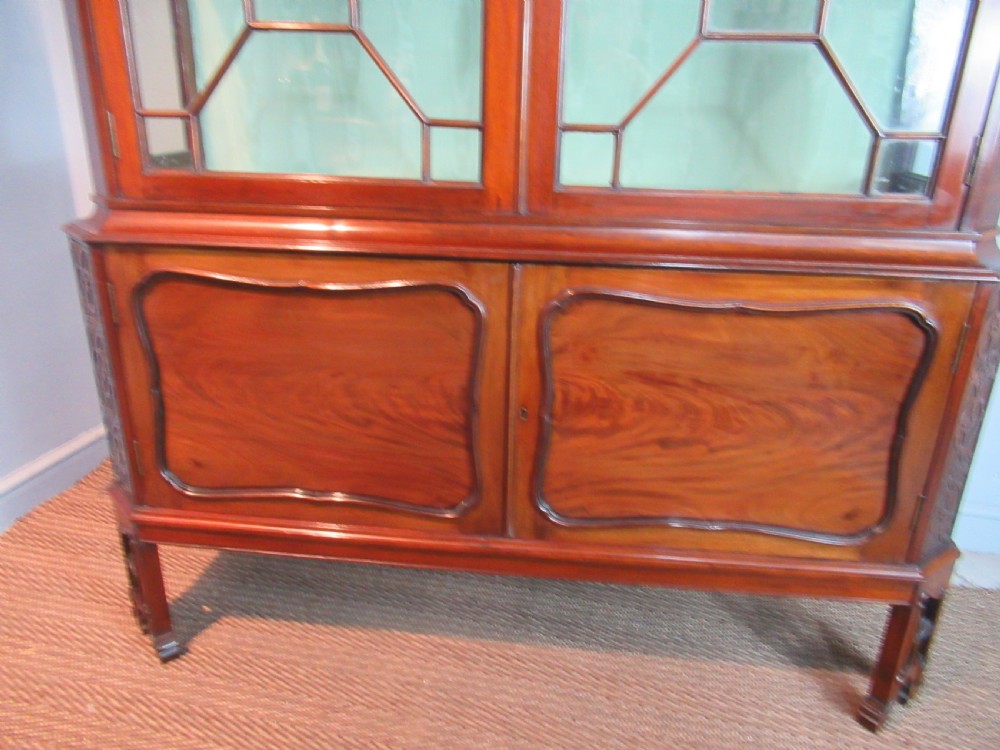 Attractive  Chippendale style display cabinet  View IV