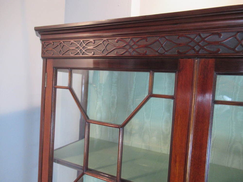 Attractive  Chippendale style display cabinet  View V