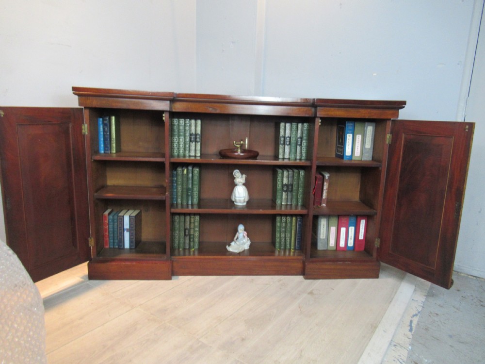 19TH century mahogany   cupboard bookcase View VII
